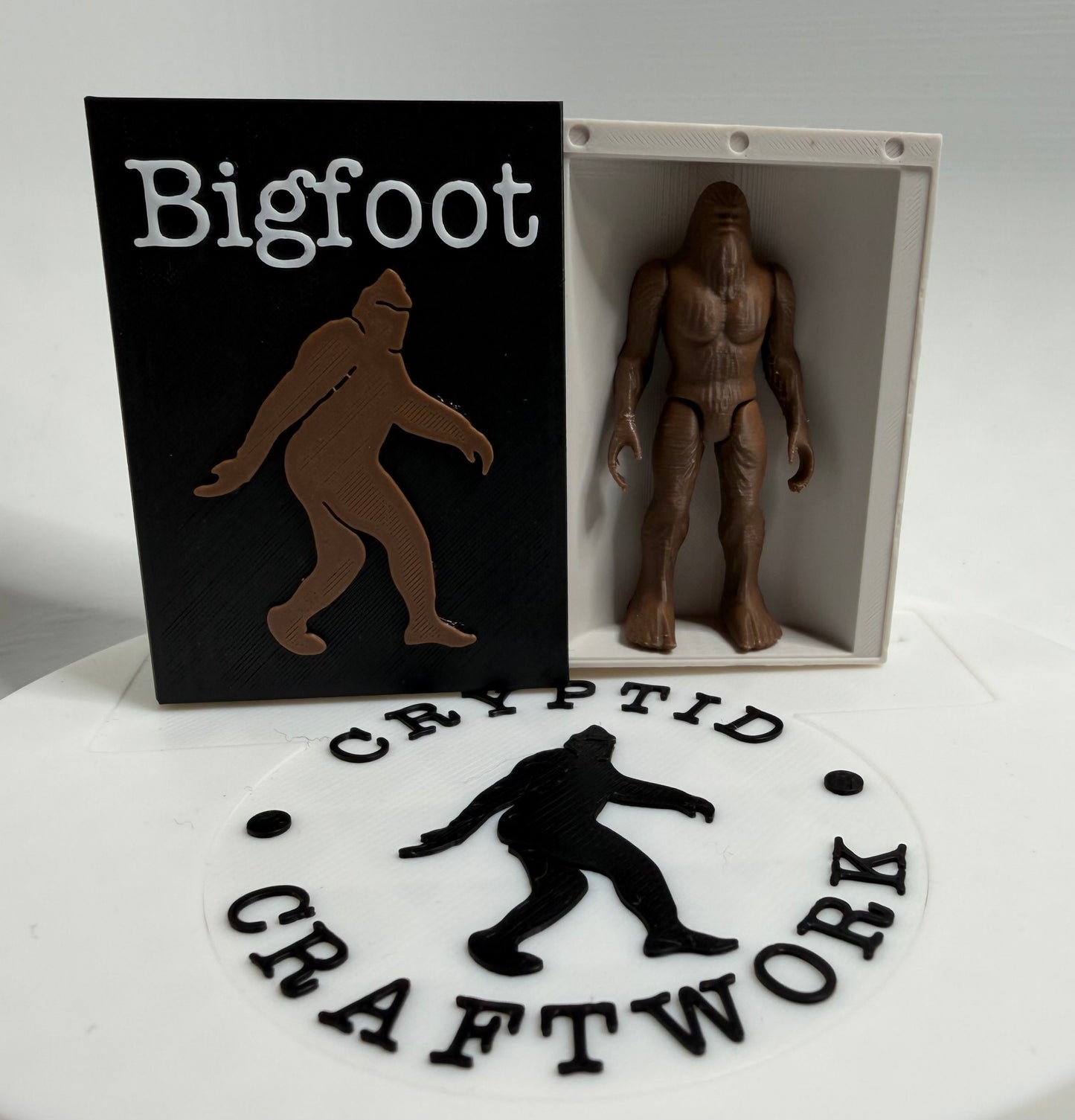 Bigfoot Retro Style Miniature Secret Compartment Book & Figure