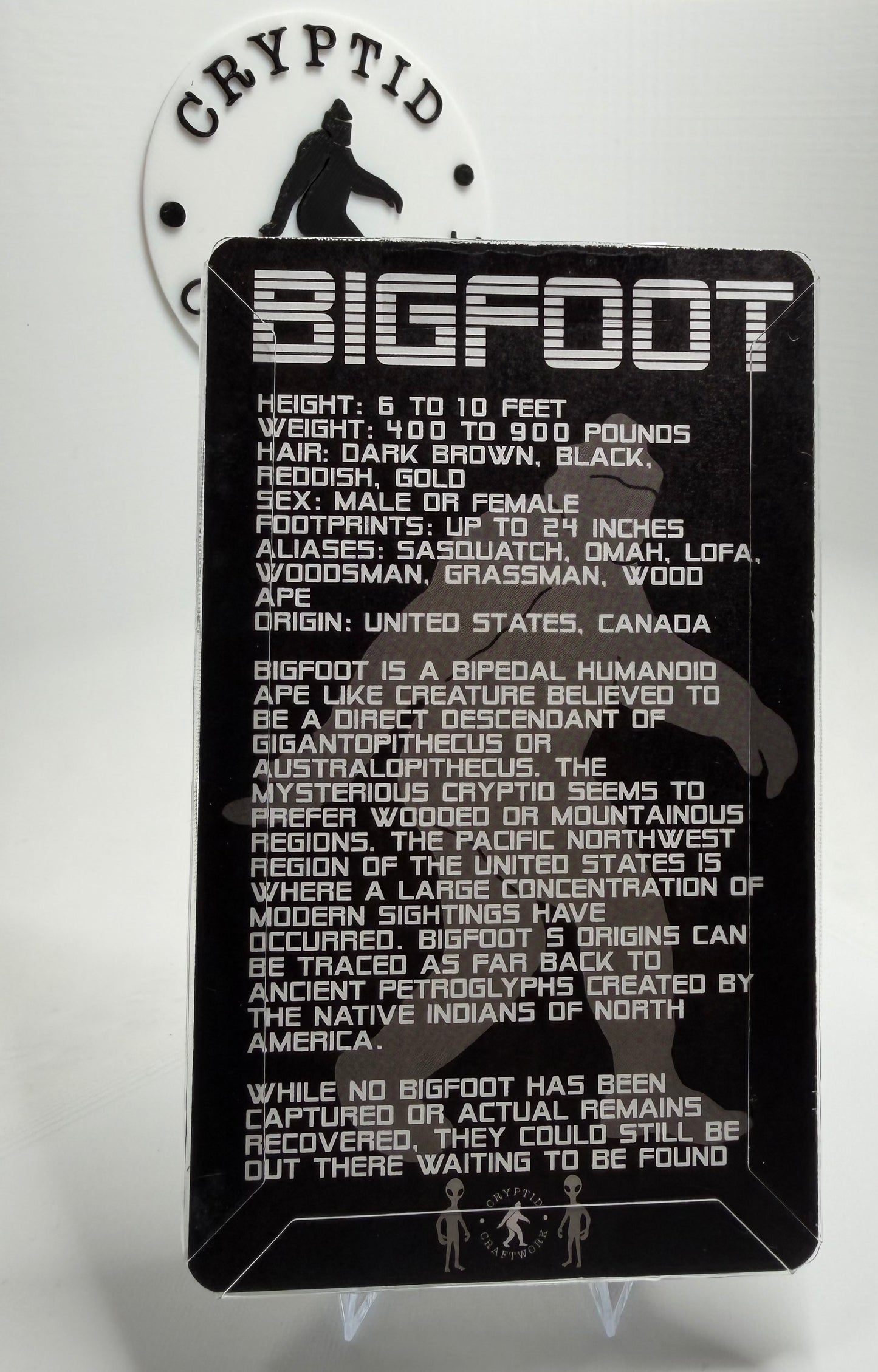 Grey Alien & Bigfoot UFO Abduction Believe Miniature Figures