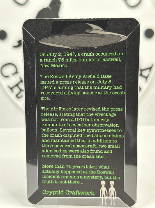 Grey Alien & Bigfoot UFO Abduction Believe Miniature Figures