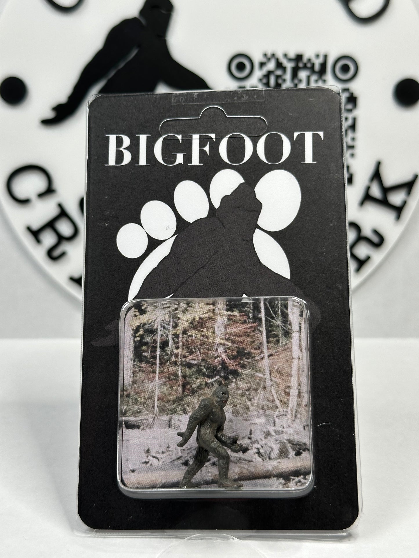Bigfoot Miniature Custom Carded Retro Figure Noir Design