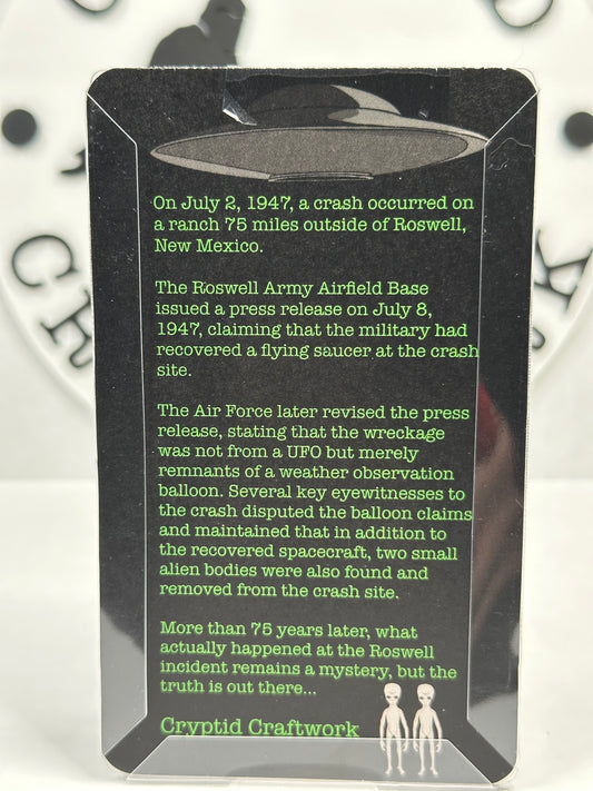 Grey Alien UFO Abduction Believe 2" Miniature Figure