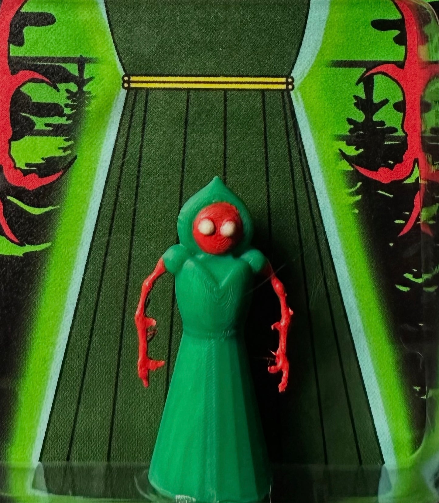 Flatwoods Monster Custom Carded Retro Design Miniature Figure