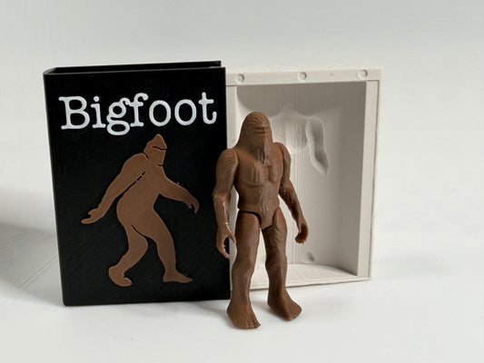 Bigfoot Retro Style Miniature Secret Compartment Book & Figure
