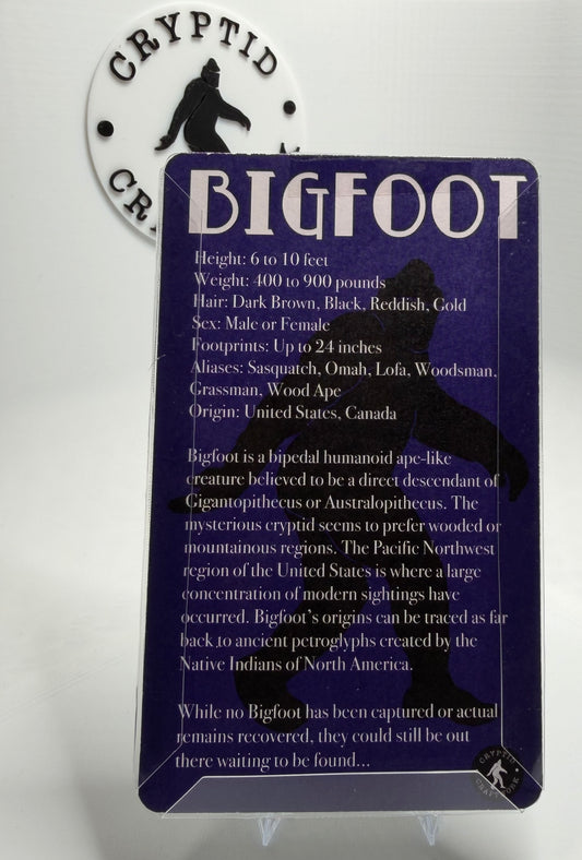 Art Deco Design Bigfoot Miniature Figure
