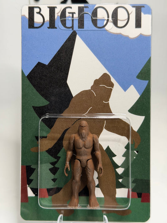 Art Deco Retro 70's Design Bigfoot Miniature Action Figure