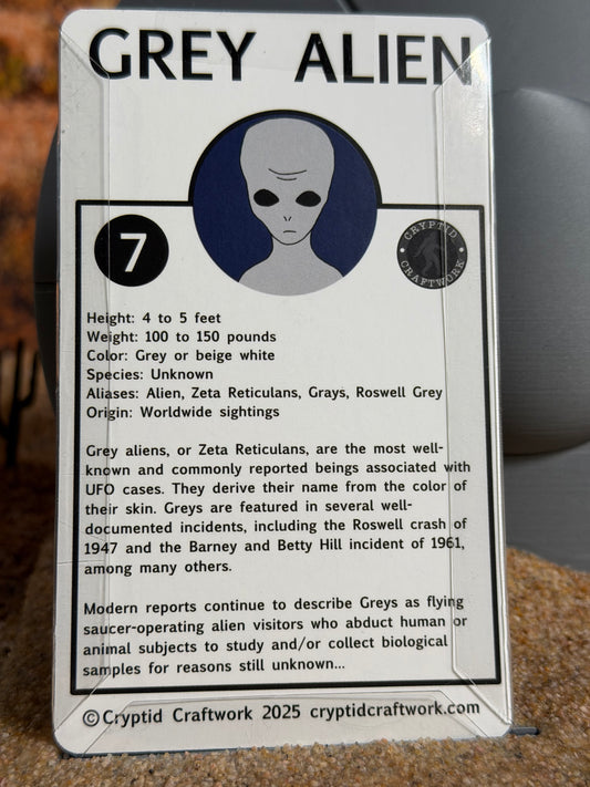 Grey Alien UFO Abduction Believe 2" Miniature Figure Version 2