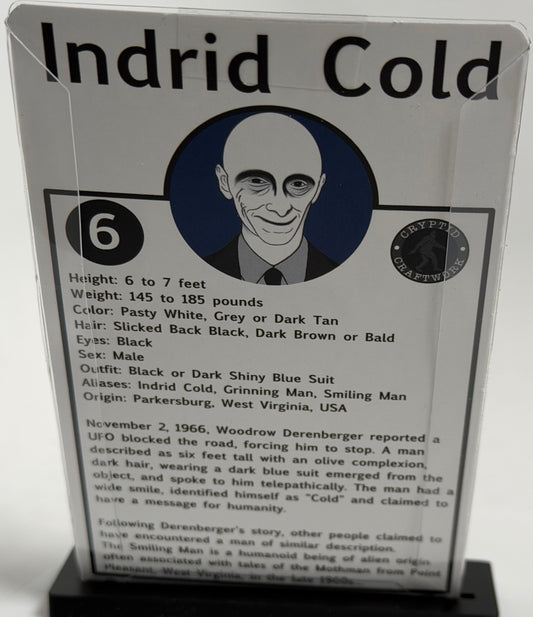 Indrid Cold & Mothman Retro Design Miniature Figures