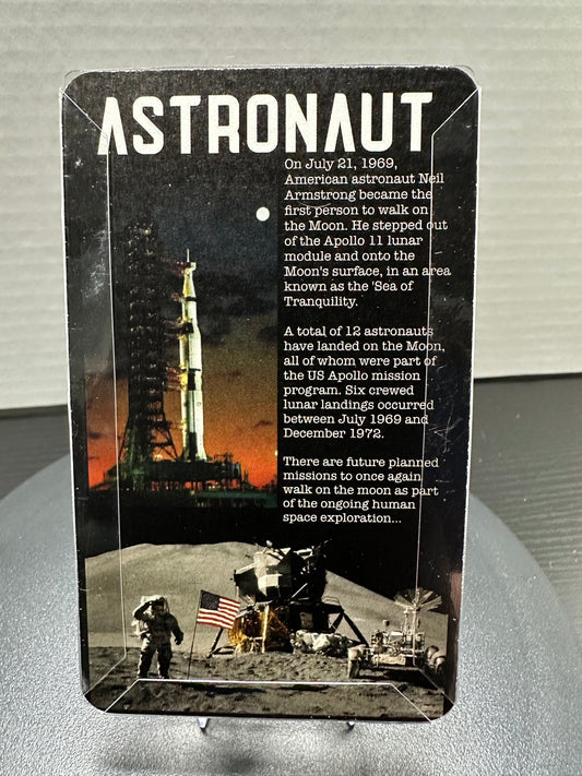 NASA Lunar Landing Apollo 11 Miniature Custom Carded Retro Design Figure