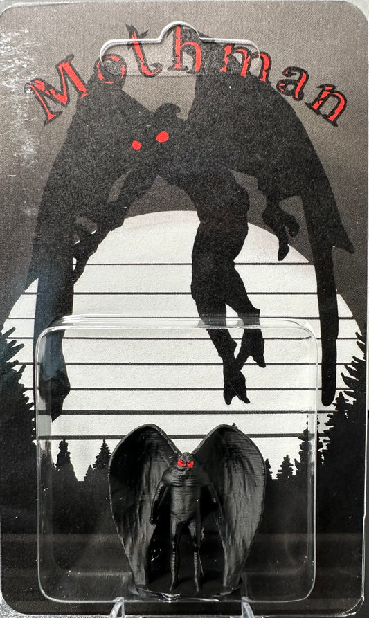 Mothman Custom Carded Retro Design Miniature Figure