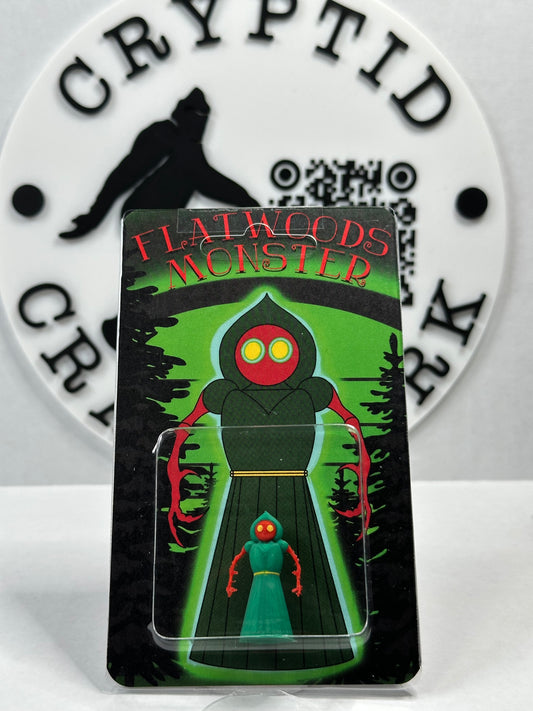 Flatwoods Monster Custom Carded Retro Design Miniature Figure