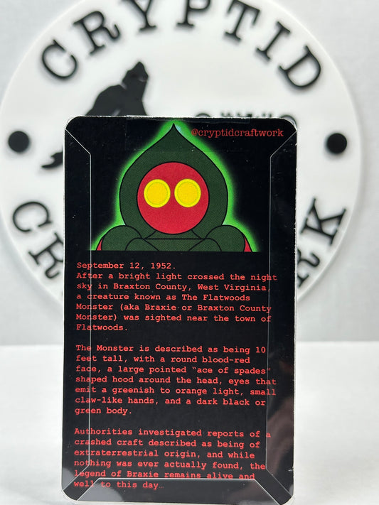 Flatwoods Monster Custom Carded Retro Design Miniature Figure