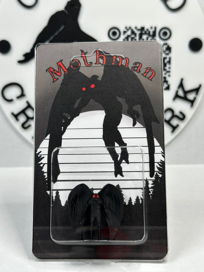Mothman Custom Carded Retro Design Miniature Figure