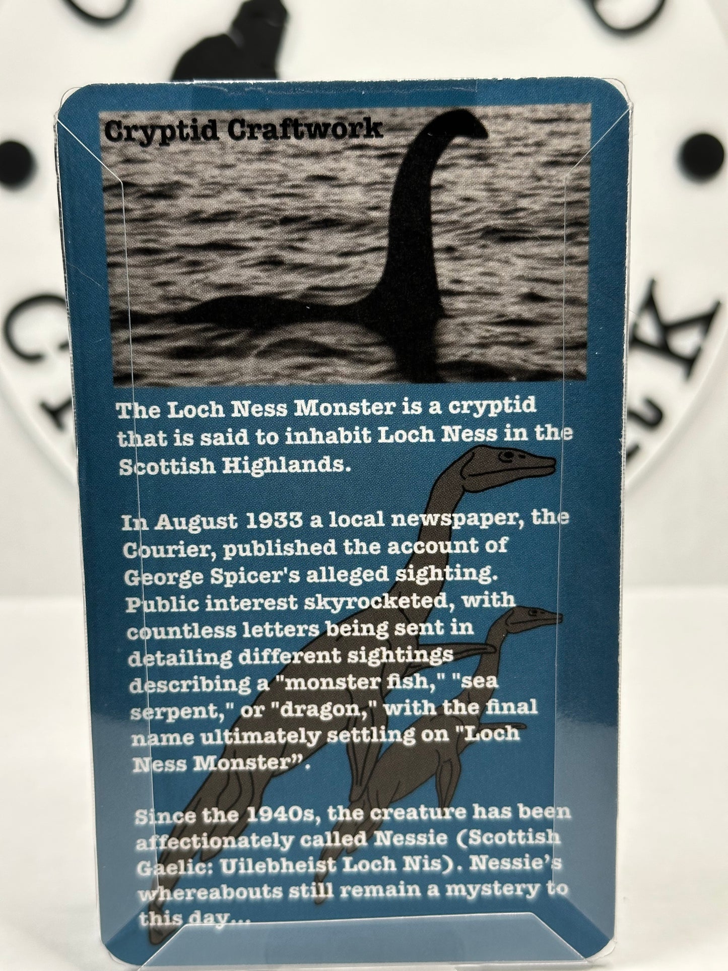 The Loch Ness Monster Nessie Custom Carded Miniature Figure