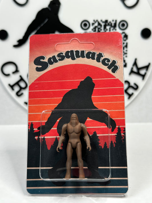 Sasquatch Miniature Custom Carded Retro Action Figure Sunset Design