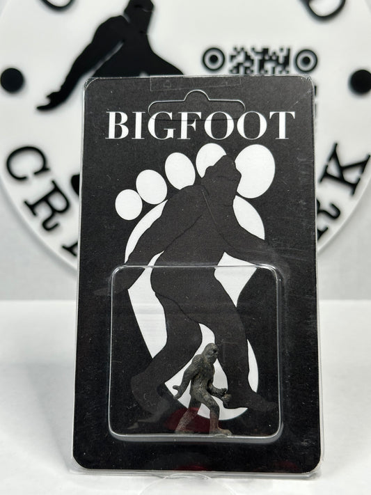 Bigfoot Miniature Custom Carded Retro Figure Full Dark Noir Design