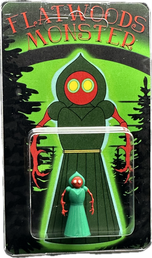 Flatwoods Monster Custom Carded Retro Design Miniature Figure