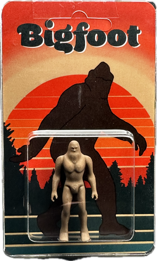 Bigfoot Miniature Custom Carded Retro Action Figure Sunset Design