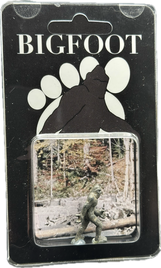 Bigfoot Miniature Custom Carded Retro Figure Noir Design