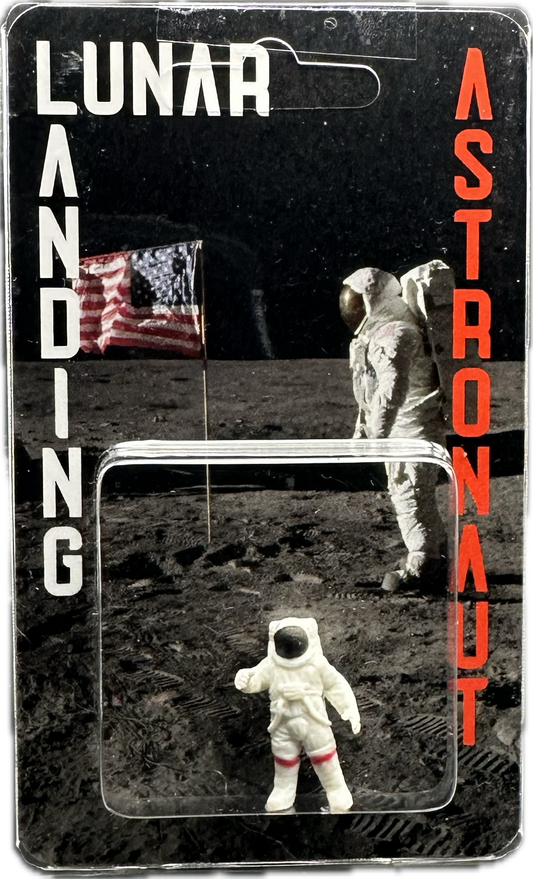 NASA Lunar Landing Apollo 11 Miniature Custom Carded Retro Design Figure