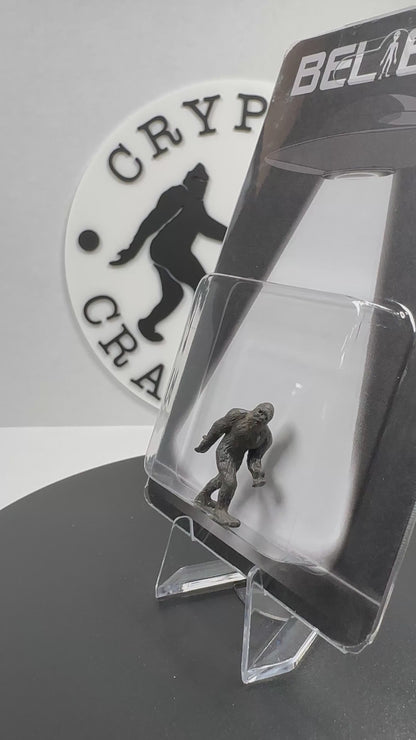 Bigfoot Believe UFO Abduction Miniature Custom Carded Retro Noir Design Figure