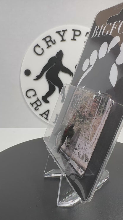 Bigfoot Miniature Custom Carded Retro Figure Noir Design